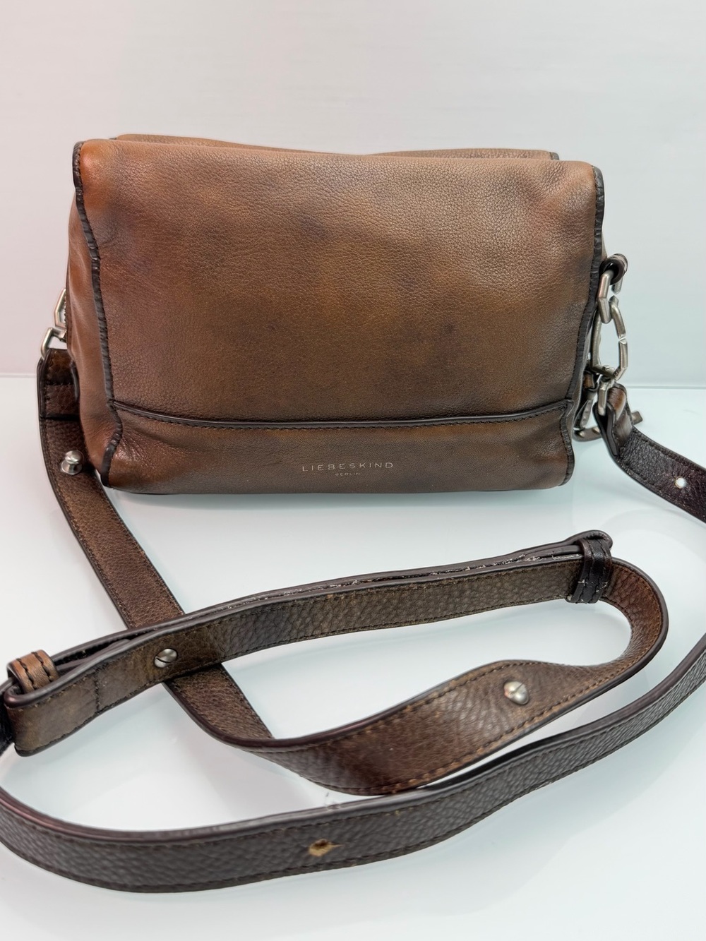 Liebeskind Berlin Crossbody Bag Soft Leather Brown